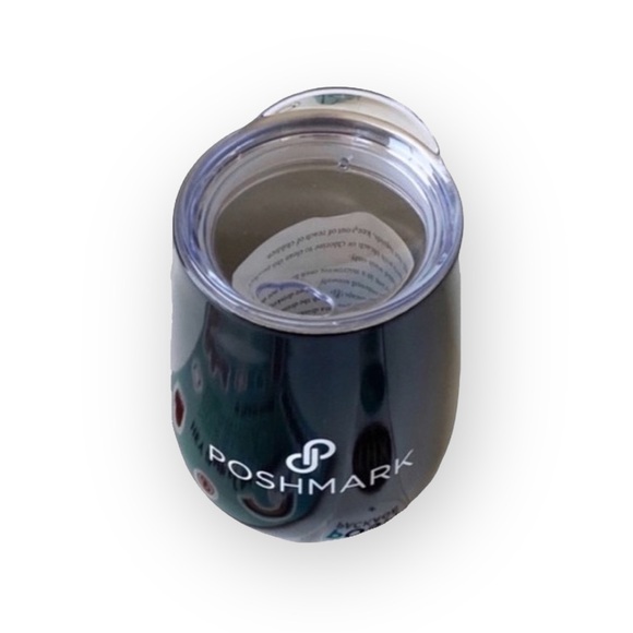 HTF: new Poshmark ߷ Coffee + Wine Stainless Steel Tumbler Glass Cup ߷ Black - Picture 8 of 16
